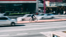 Cyclists on the road.